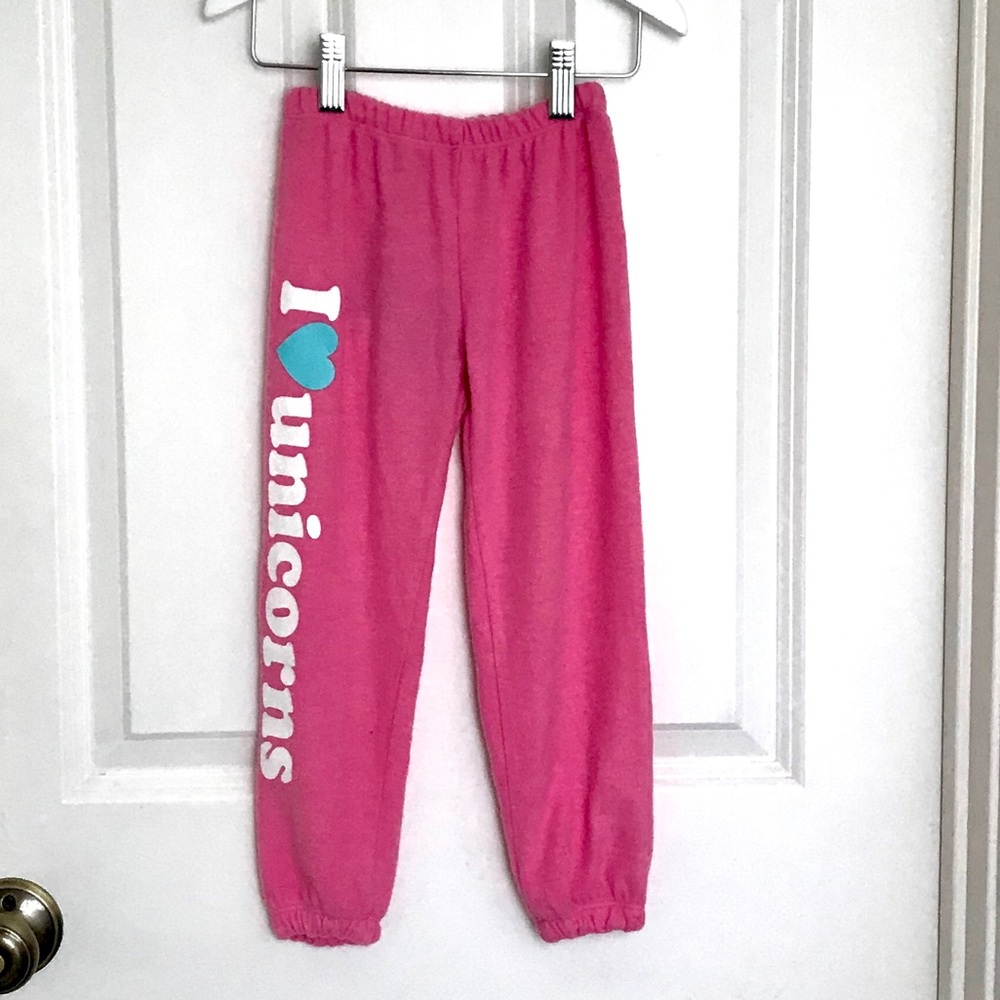 NWT! Chaser I Love Unicorns Sweat Pants🦄! - Picture 3 of 6